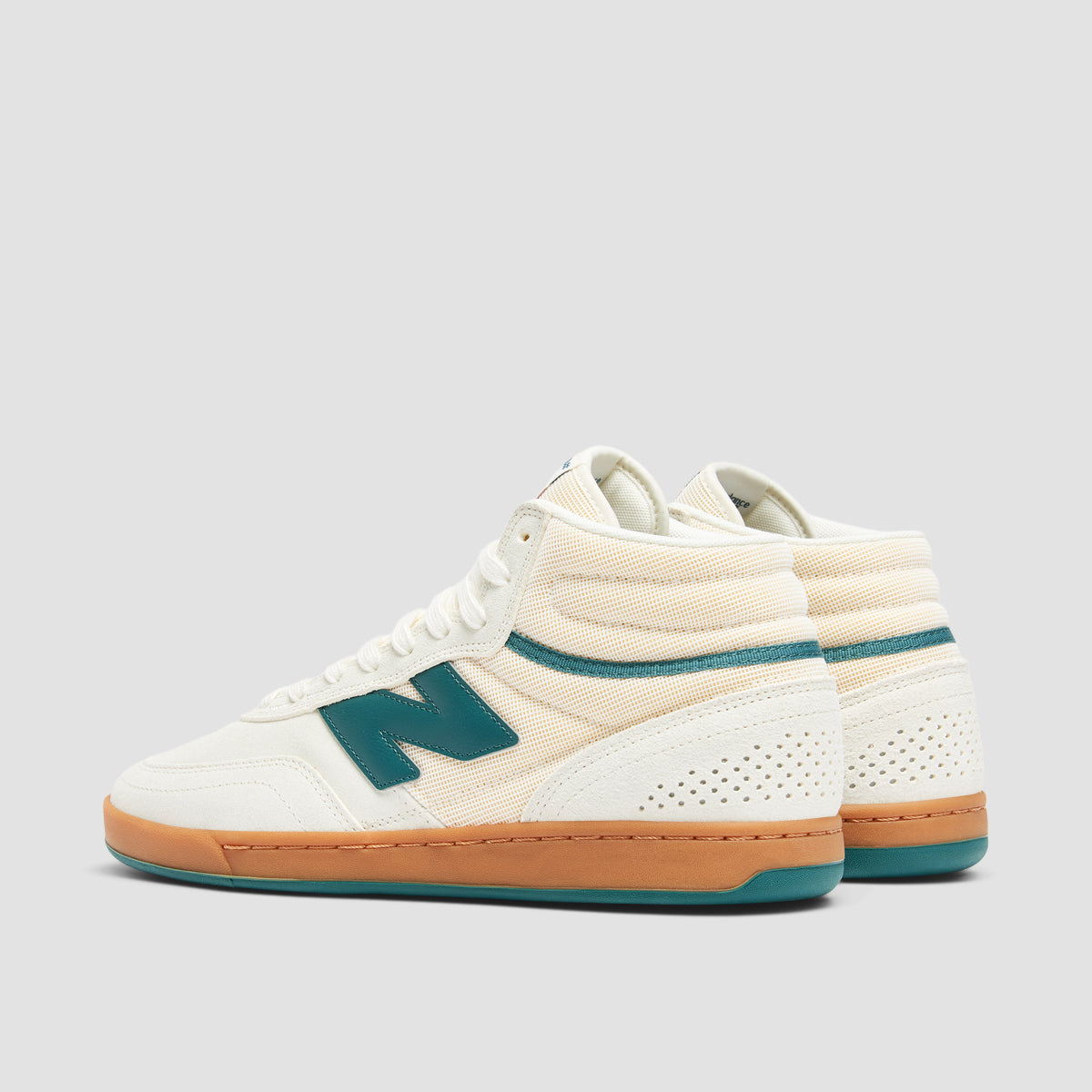 New Balance Numeric 440 V2 High Top Shoes - Sea Salt/New Spruce