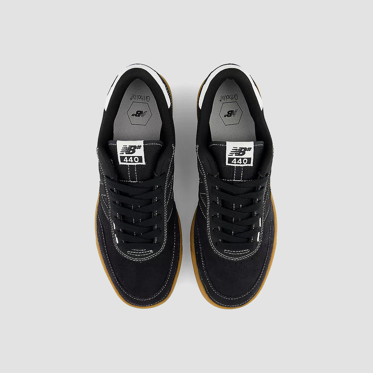 New Balance Numeric 440v2 Shoes - Black/NB 103 White