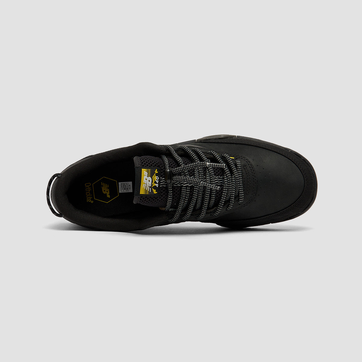 New Balance Numeric 440Wv2 Shoes - Black/Happy Yellow
