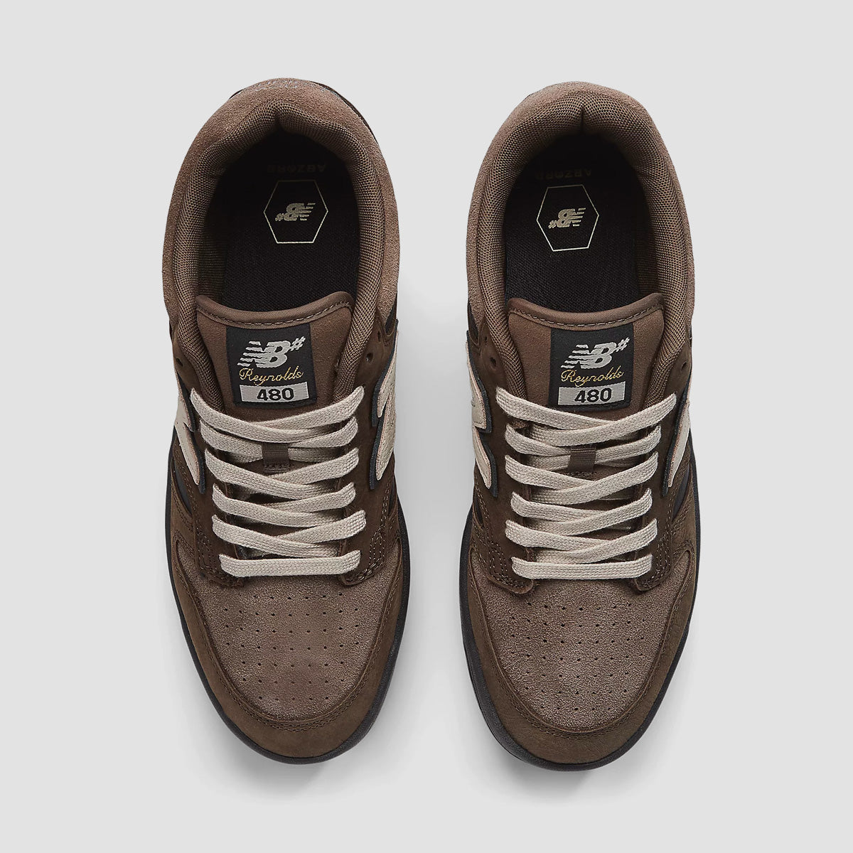 New Balance Numeric 480 Andrew Reynolds Shoes - Chocolate/Tan