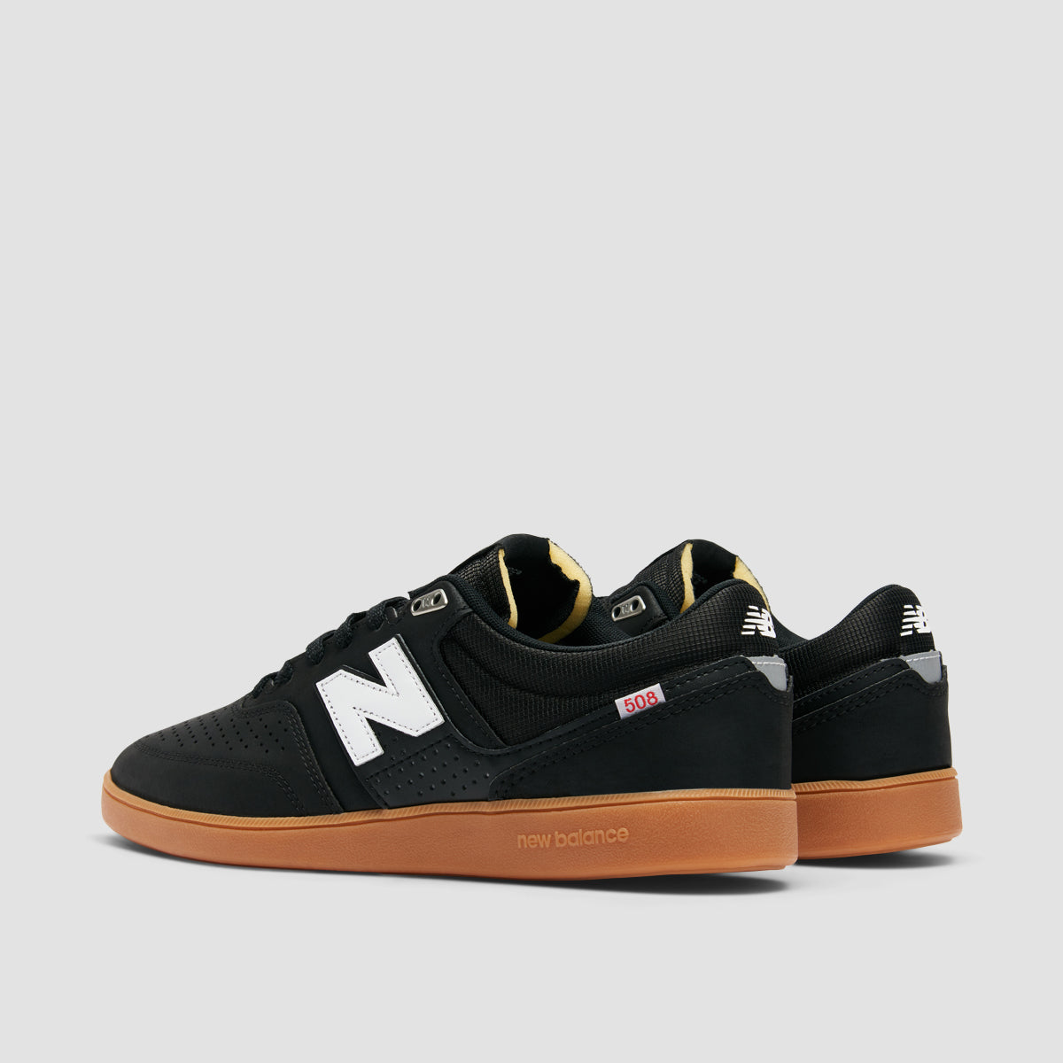 New Balance Numeric 508 Brandon Westgate Shoes - Black/Gum