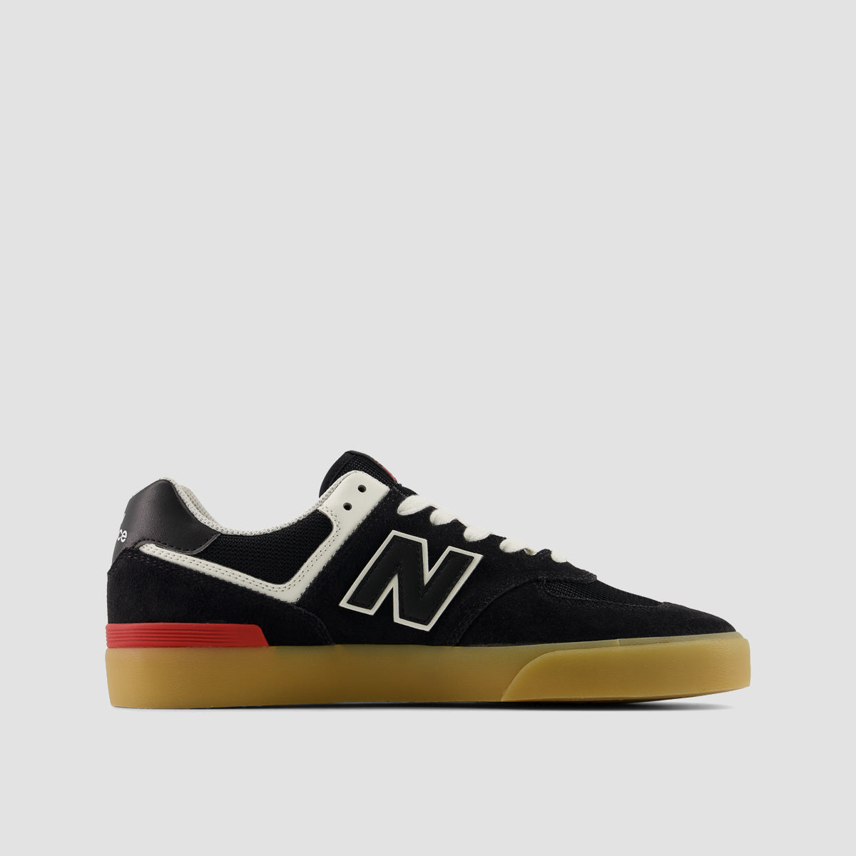 New Balance Numeric 574 Vulc Shoes - Black/Sea Salt