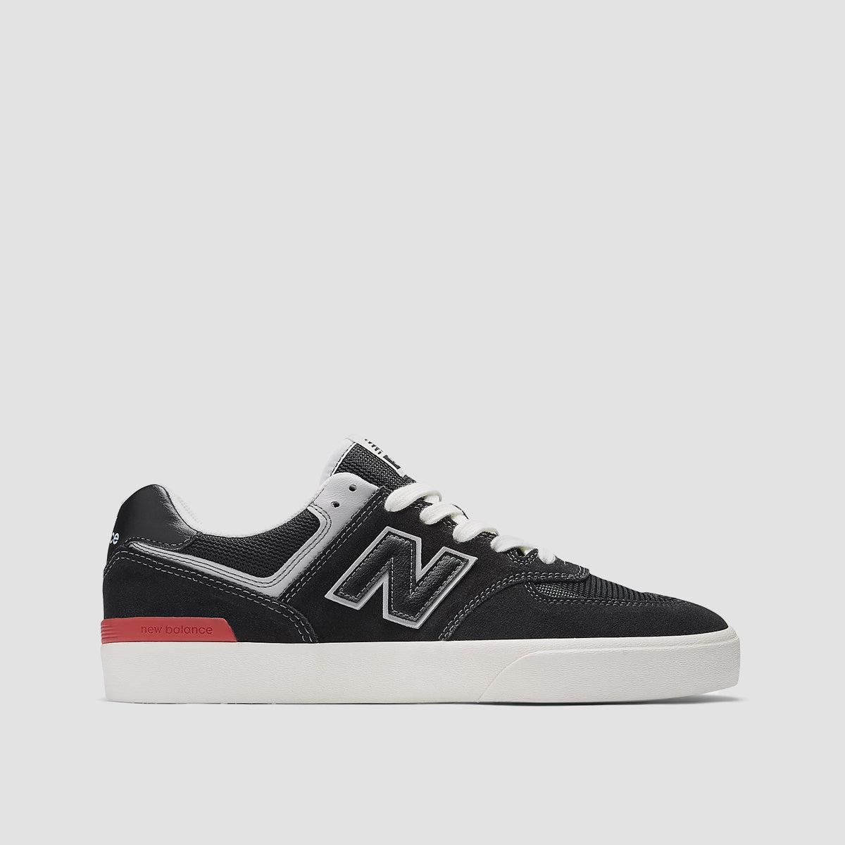 New Balance Numeric 574 Vulc Shoes - Black/White