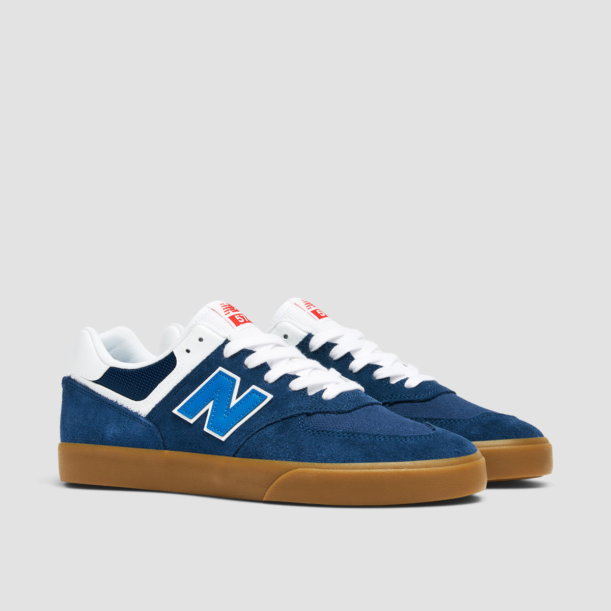 New Balance Numeric 574 Vulc Shoes - NB Navy/White