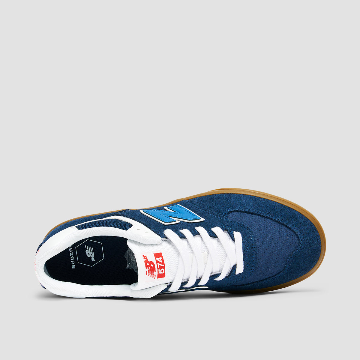 New Balance Numeric 574 Vulc Shoes - NB Navy/White