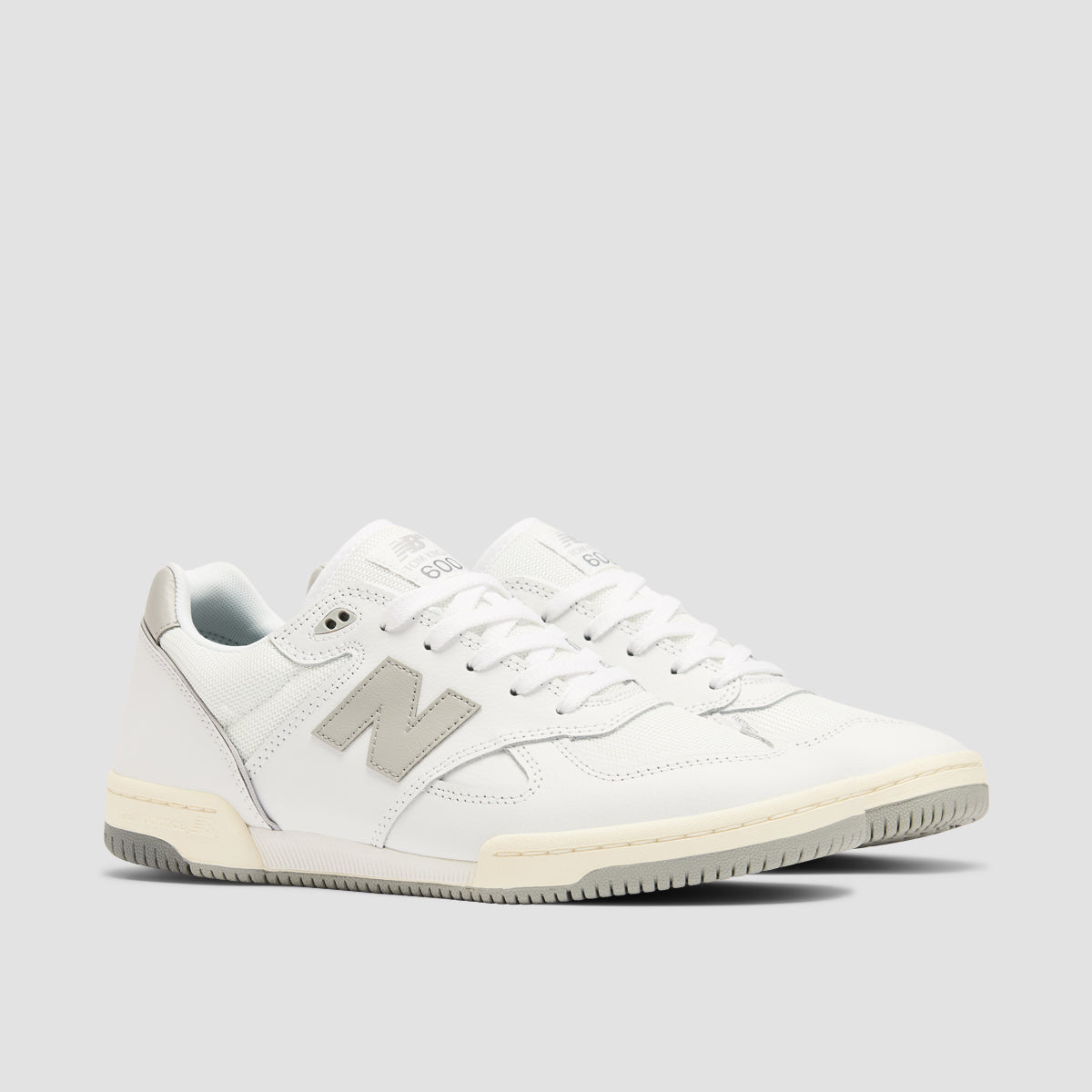 New Balance Numeric 600 Tom Knox Shoes - White/Rain Cloud