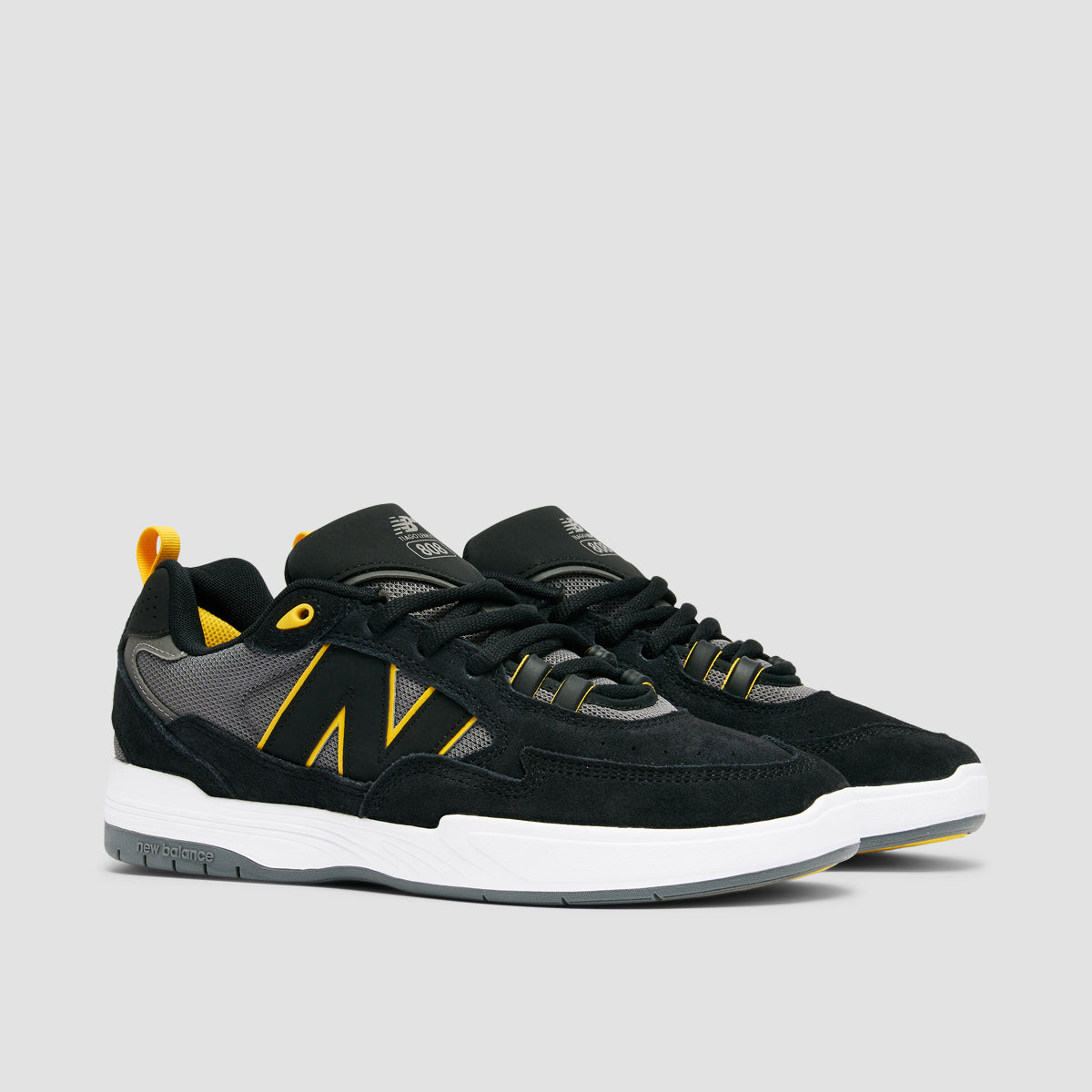 New Balance Numeric 808 Tiago Lemos Shoes - Black/Yellow