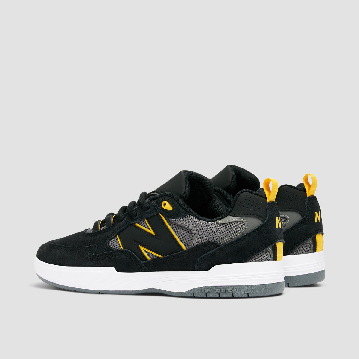 New Balance Numeric 808 Tiago Lemos Shoes - Black/Yellow