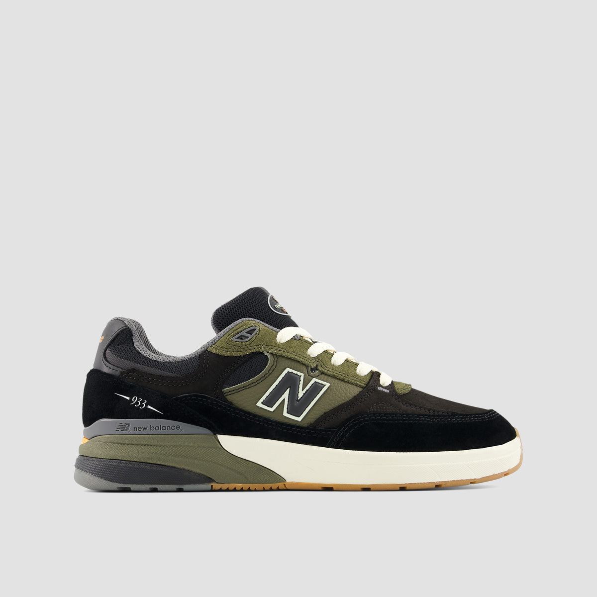 New Balance Numeric Andrew Reynolds 933 Shoes - Black/Dark Olivine