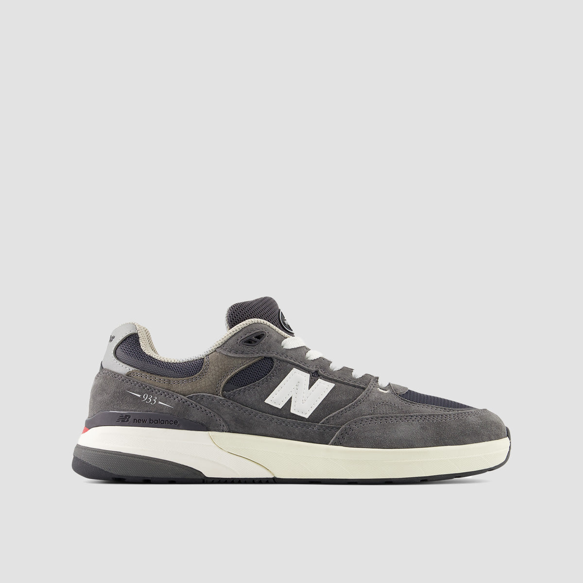New Balance Numeric Andrew Reynolds 933 Shoes - Dark Grey/White
