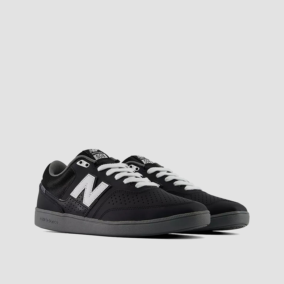 New Balance Numeric Brandon Westgate 508 Shoes - Black/NB 103 White