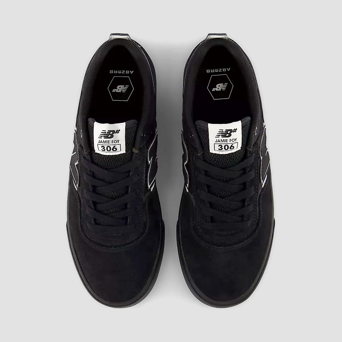 New Balance Numeric Jamie Foy 306 Shoes - Black/NB 103 White