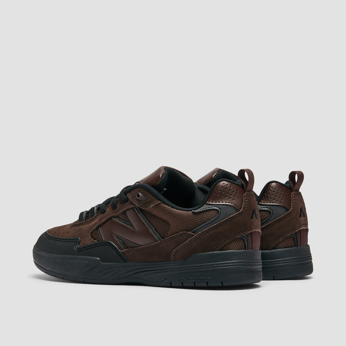 New Balance Numeric Tiago Lemos 808 Shoes - Black Coffee/Black