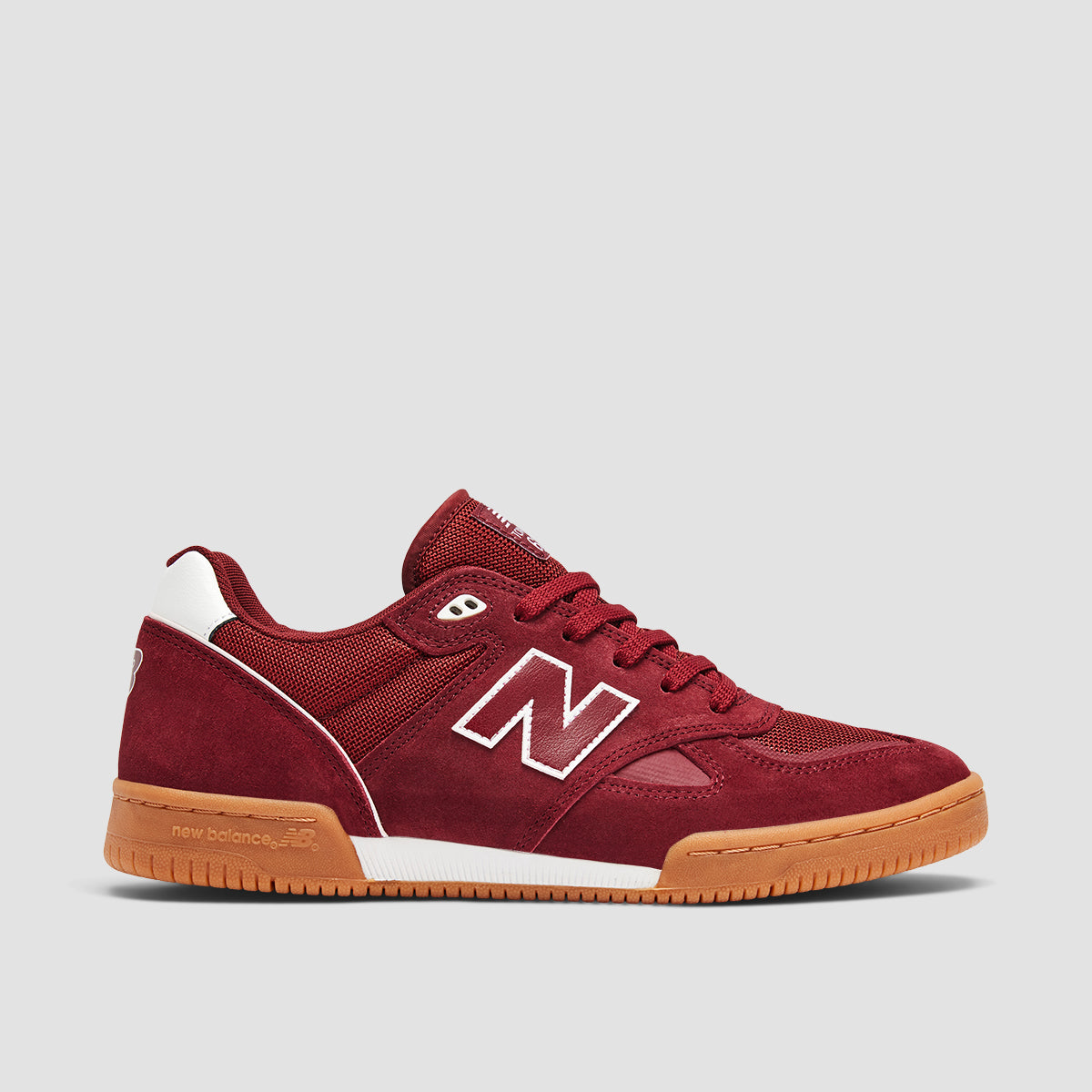 New Balance Numeric Tom Knox 600 Shoes - Burgundy/White