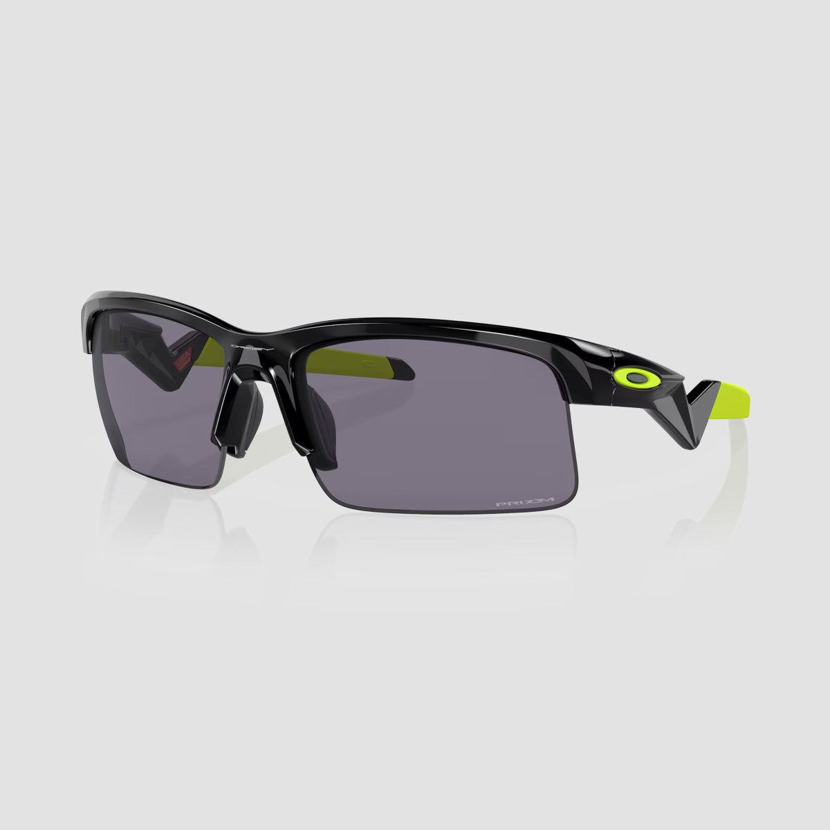 Oakley Capacitor Sunglasses Polished Black/Prizm Grey 62XL - Kids