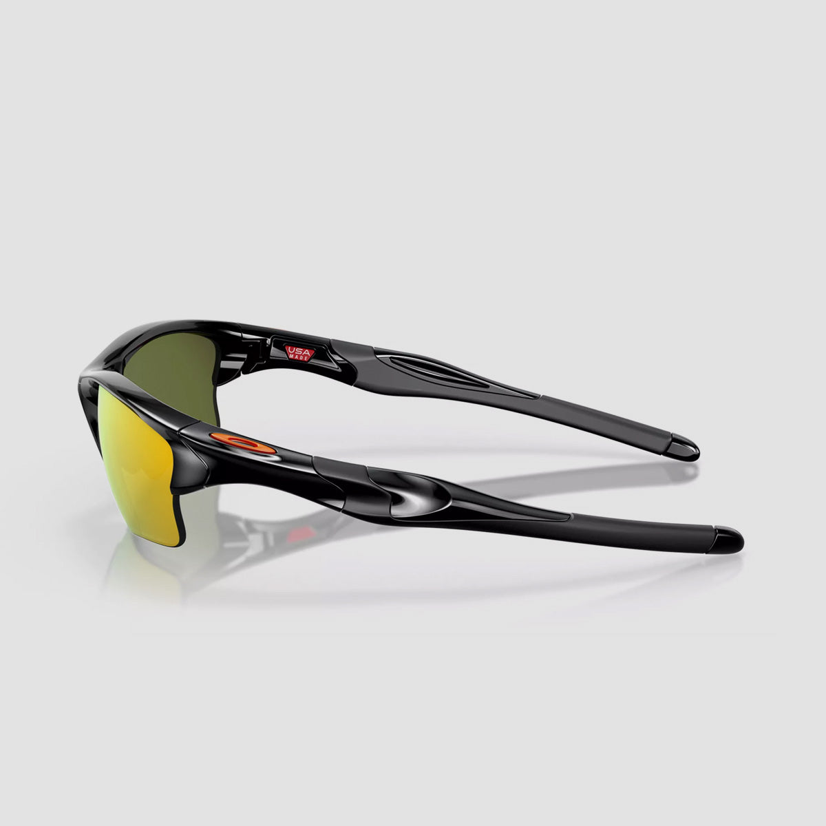 Oakley Half Jacket 2.0 XL Sunglasses Polished Black Fire Iridium Polar