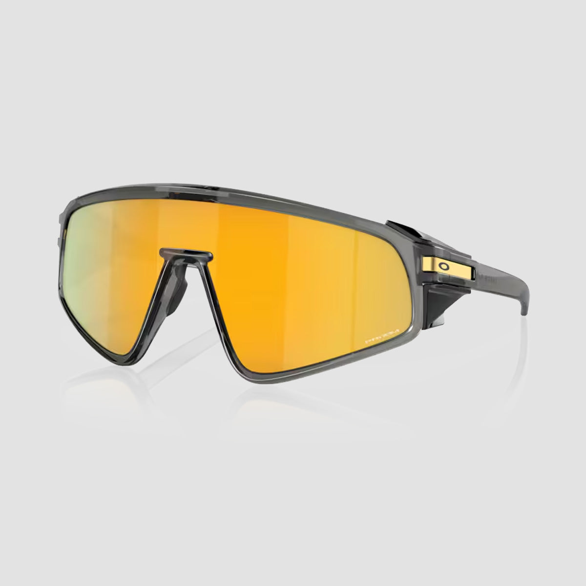 Oakley Latch Panel Sunglasses Grey Smoke/Prizm 24K 35L