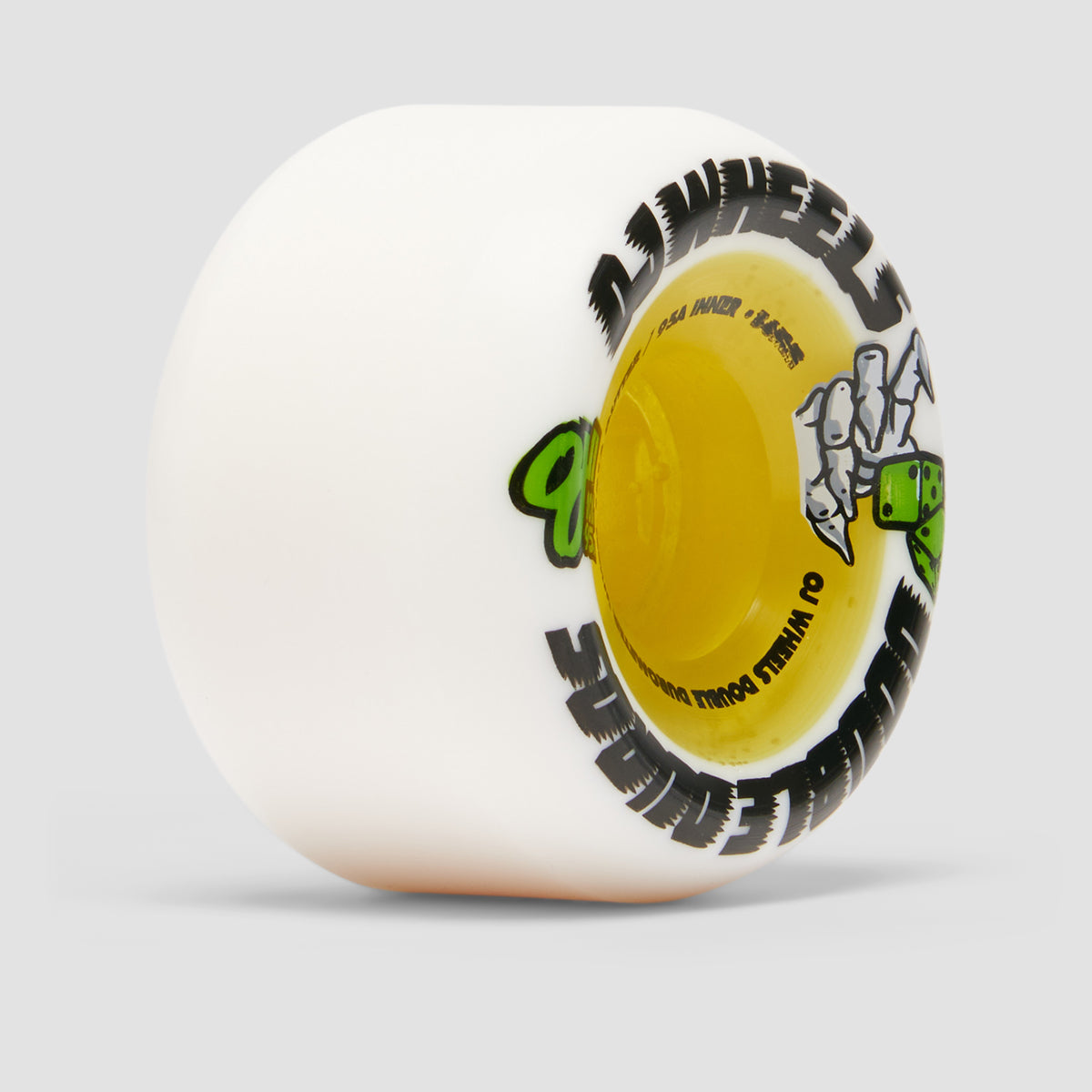 OJ Double Duro 101a/95a Mini Combo Skateboard Wheels White/Green 56mm