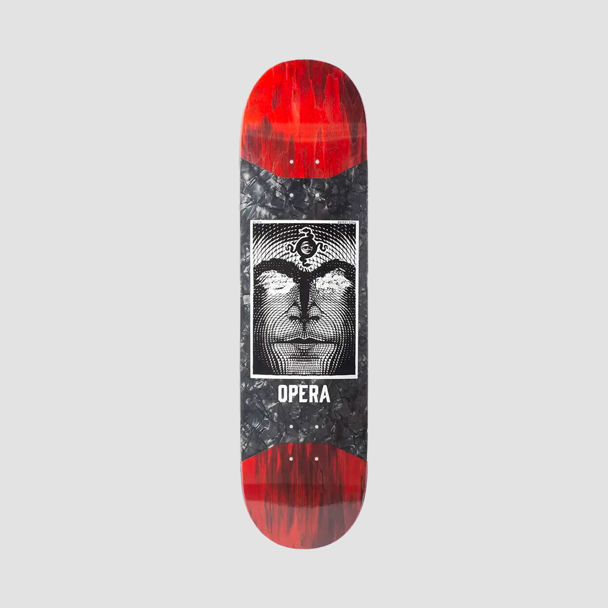 Opera Alex Perelson No Evil Ex7 Slick Shield Skateboard Deck Red - 8.38"