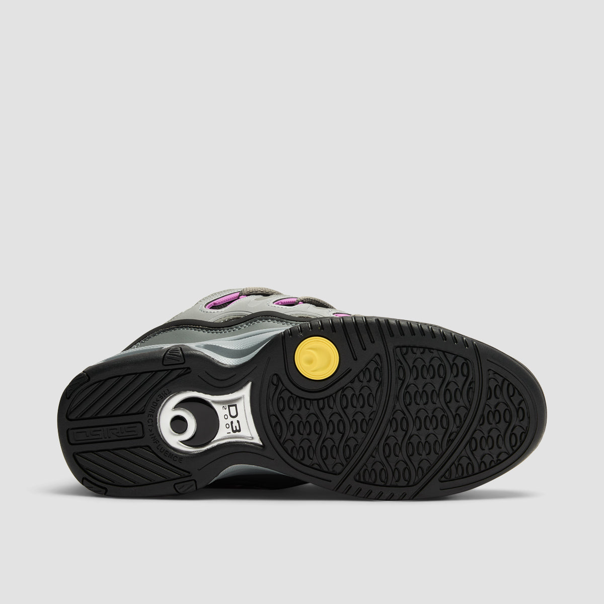 Osiris D3 2001 Shoes - Grey/Purple/Yellow