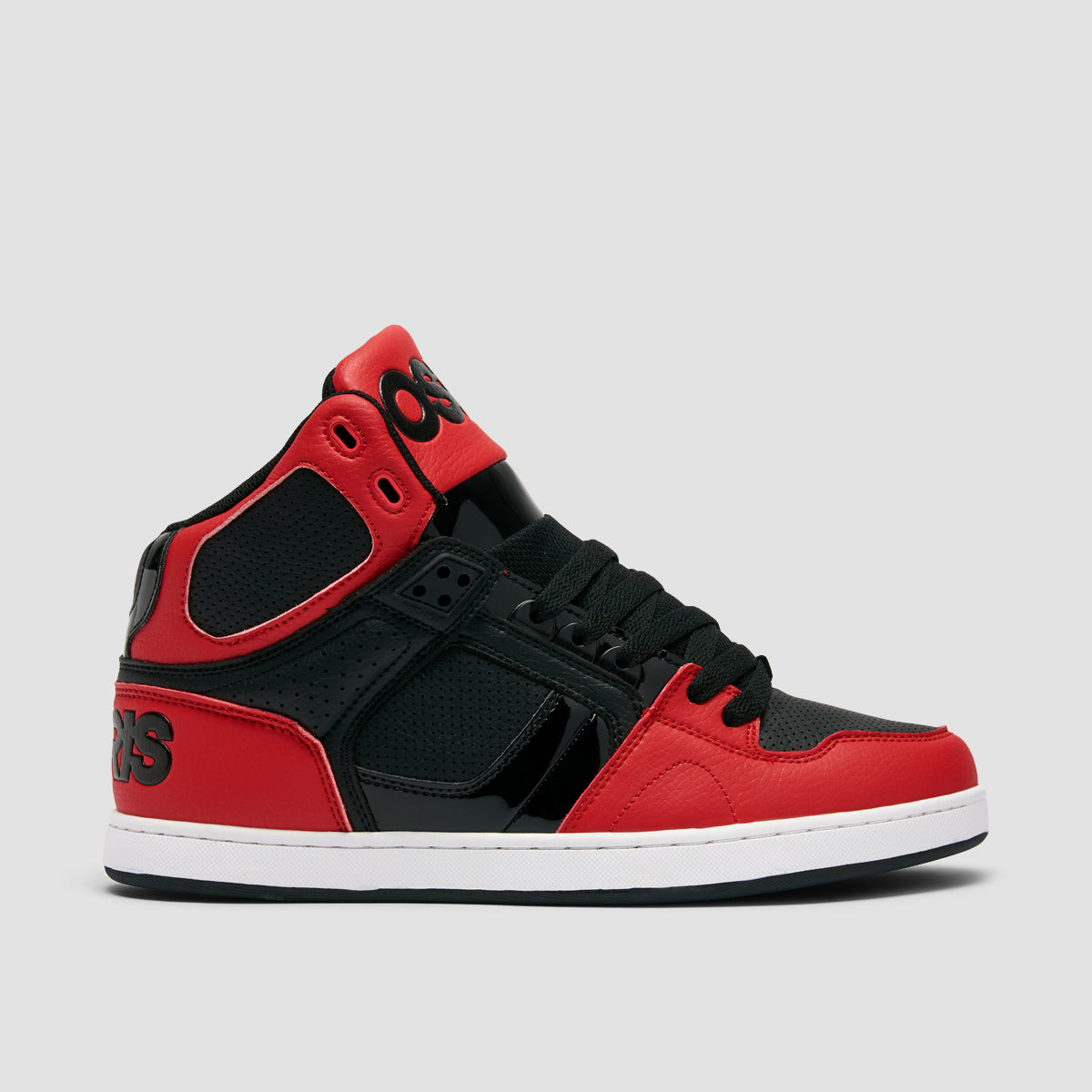 Osiris NYC 83 CLK High Top Shoes - Red/Black/Black