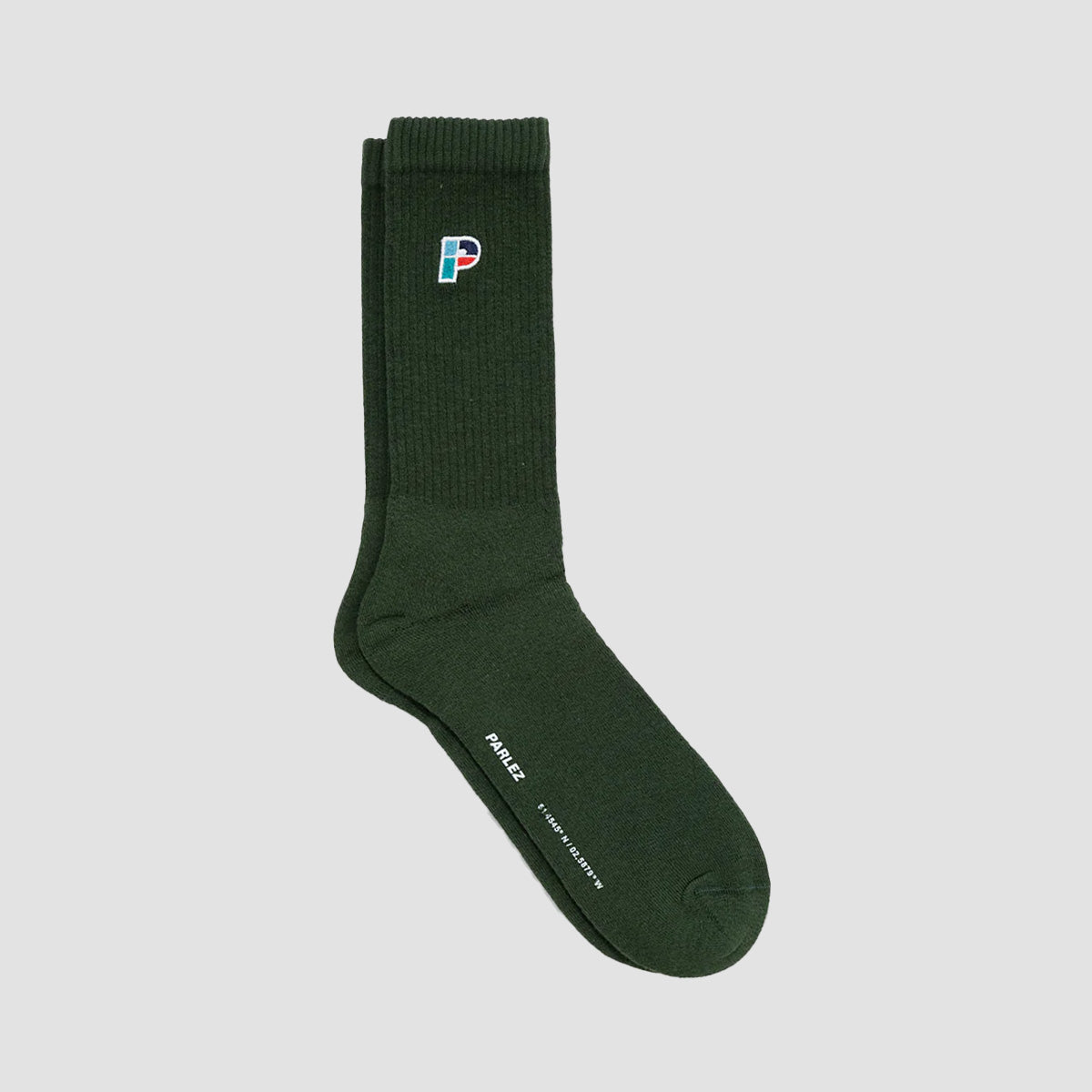 Parlez Lewis Socks Deep Green