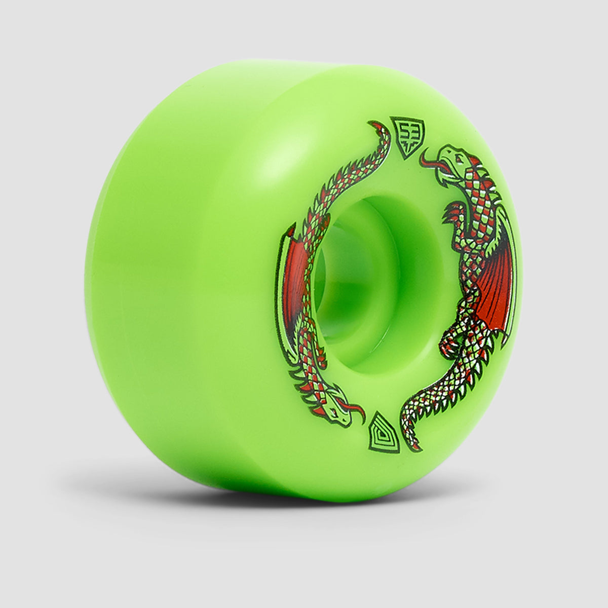 Powell Peralta Dragon Formula 93A Skateboard Wheels Green 53x33mm