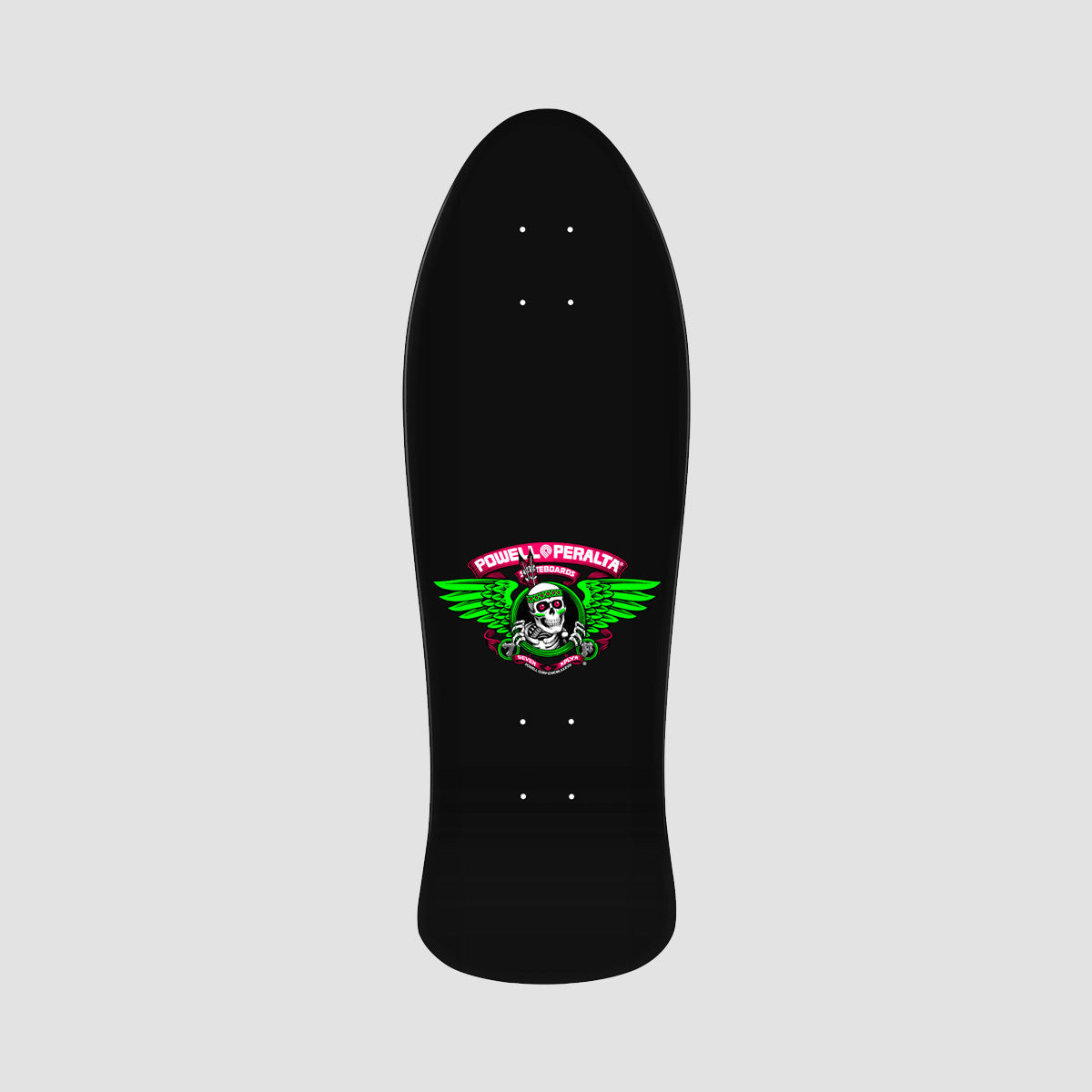 Powell Peralta Steve Saiz Totem Reissue 282 Skateboard Deck Blacklight- 10"