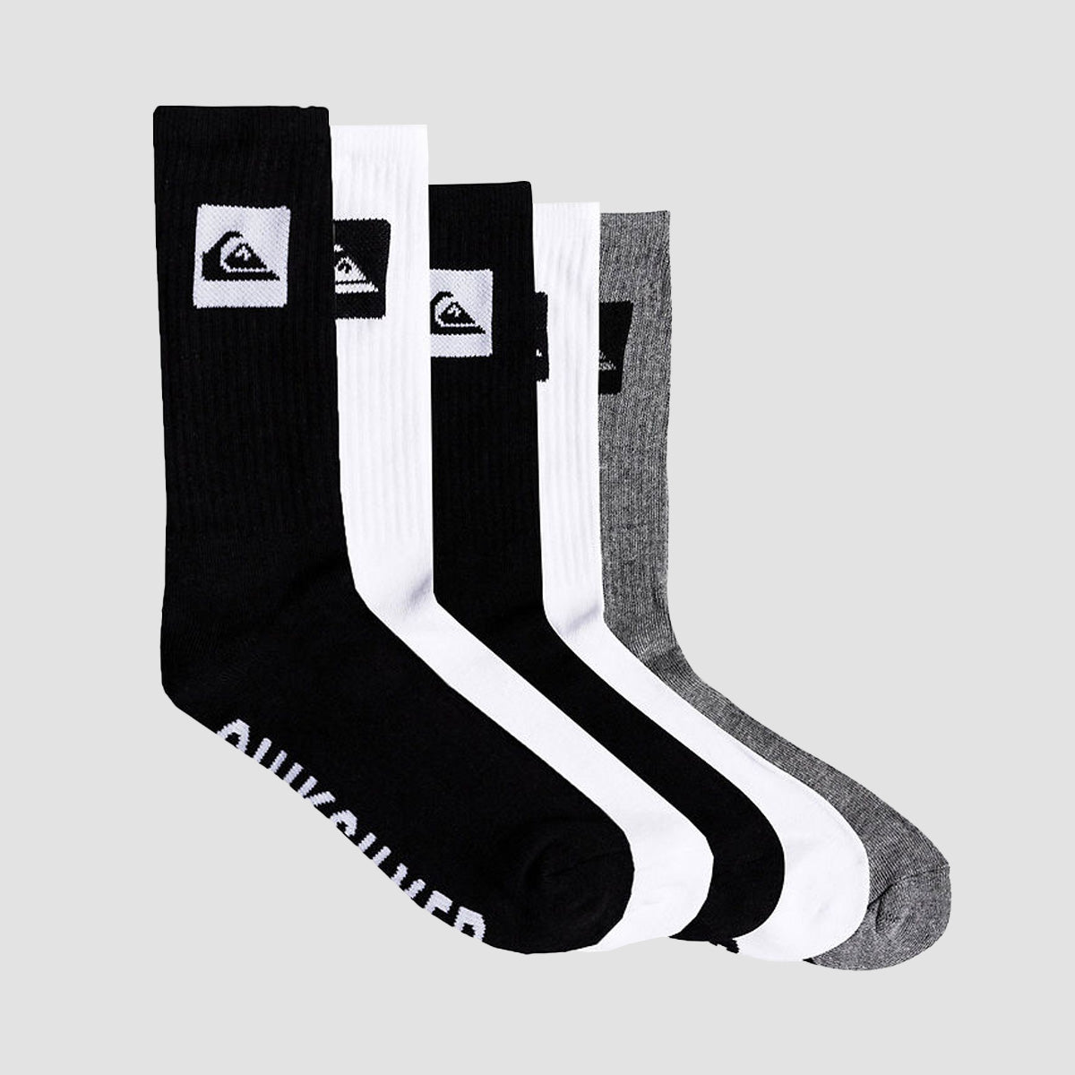 Quiksilver Crew Socks 5 Pack Assorted