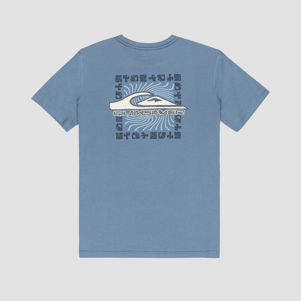 Quiksilver Evo Border Line T-Shirt China Blue - Kids