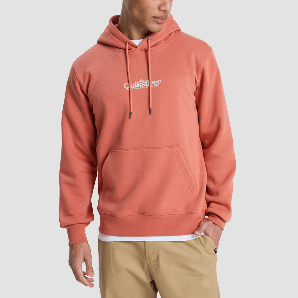 Quiksilver Fineline Pullover Hoodie Desert Sand