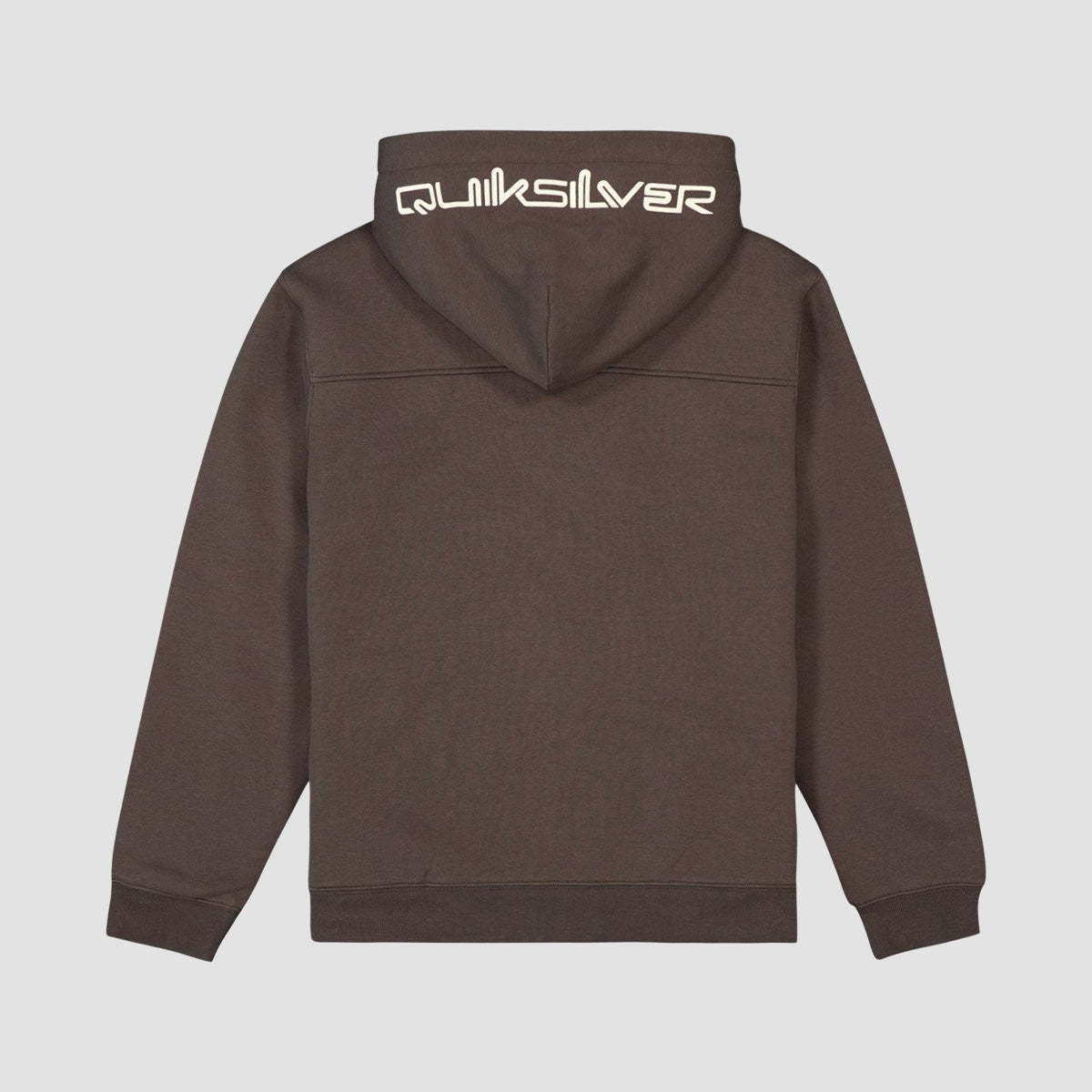 Quiksilver Fleece Sherpa Zip Hoodie Chocolate Brown - Kids