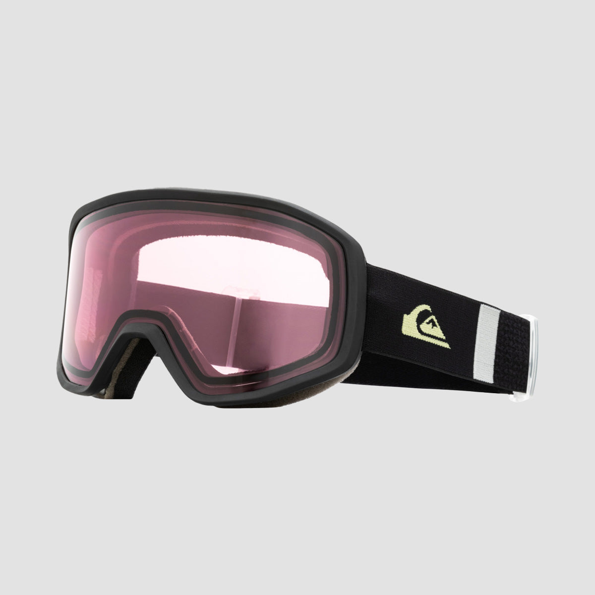 Quiksilver Harper Bad Weather Snow Goggles Black Celery/Vermillion