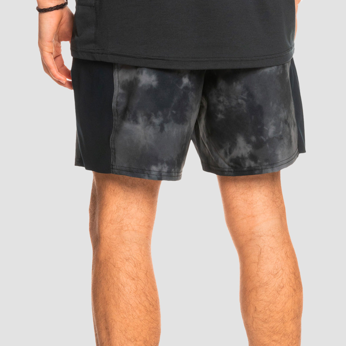 Quiksilver High Stretch 17" Training Shorts Black High Attitude Tie Dye