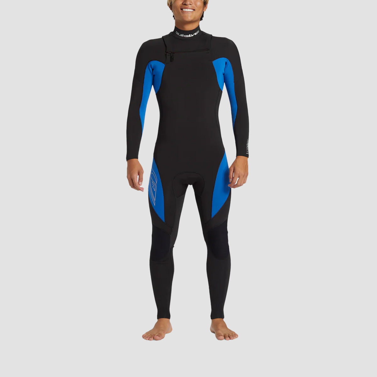 Quiksilver Mercury 4/3mm Fz Chest Zip Wetsuit Olympian Blue