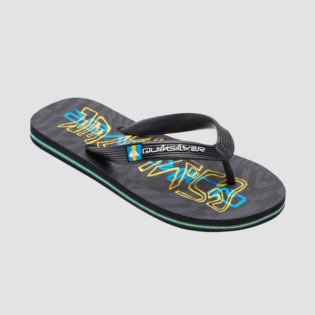 Quiksilver Molokai Art Flip-Flops Black 5 - Kids