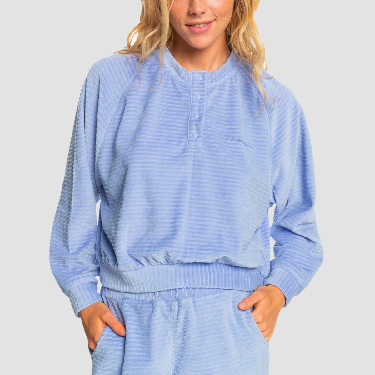 Quiksilver Newer Spot Sweatshirt Hydrangea - Womens