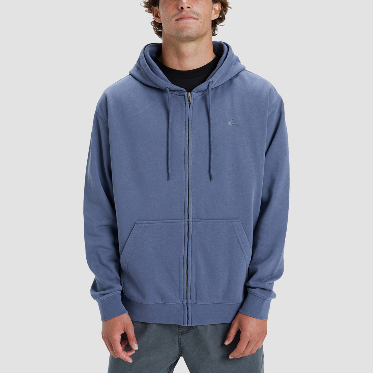 Quiksilver Salt Water Zip Hoodie Vintage Indigo