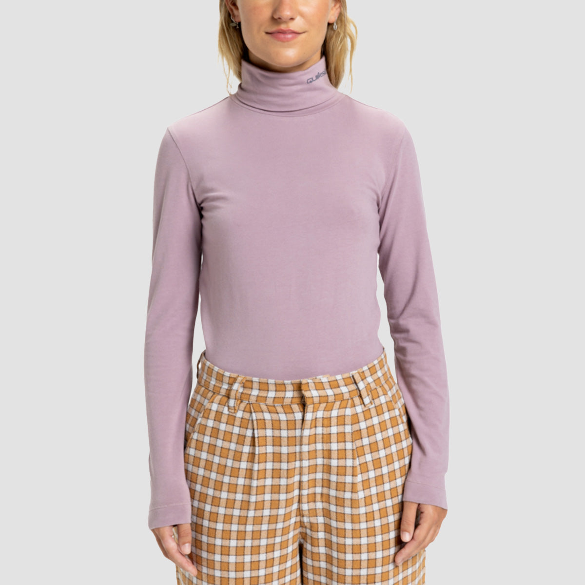 Quiksilver Saujana Turtle Neck Longsleeve T-Shirt Elderberry - Womens