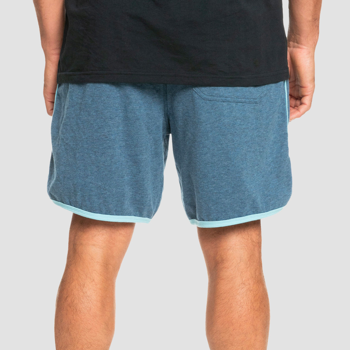 Quiksilver Scallop Terry Sweat Shorts Midnight Navy Heather