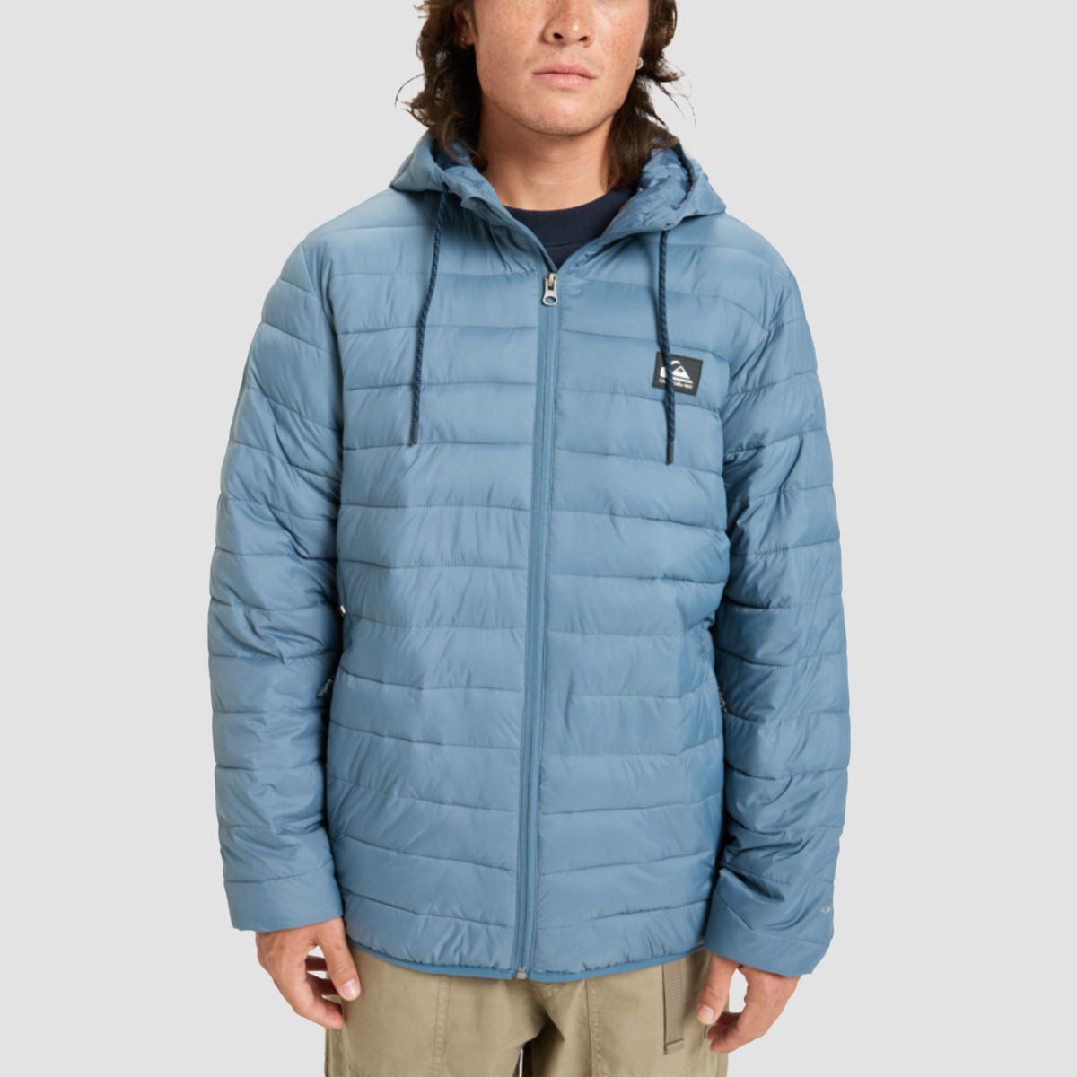 Quiksilver Scaly Hooded Insulator Jacket China Blue