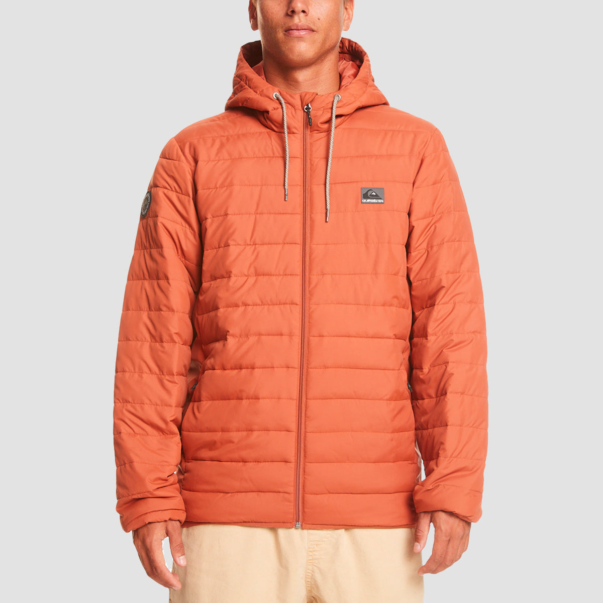 Quiksilver Scaly Puffer Jacket Baked Clay