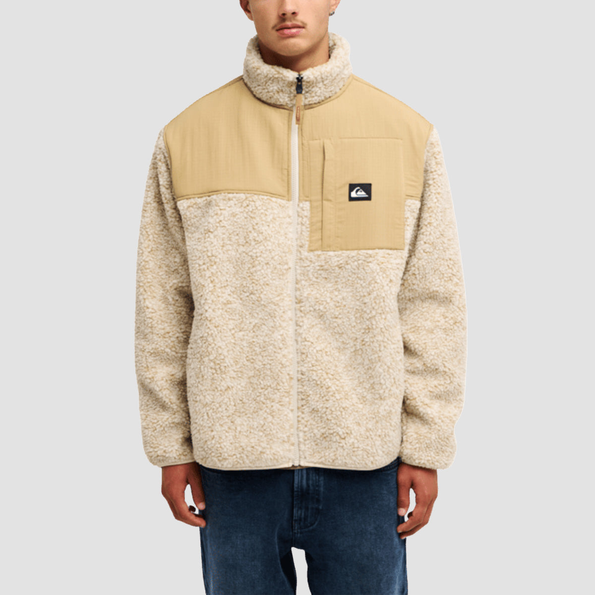 Quiksilver Shallow Water Sherpa Jacket Peyote Heather