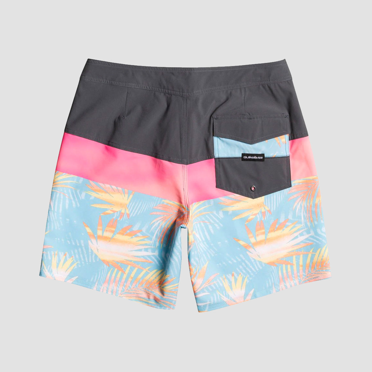 Quiksilver Surfsilk Panel 18" Boardshorts Iron Gate