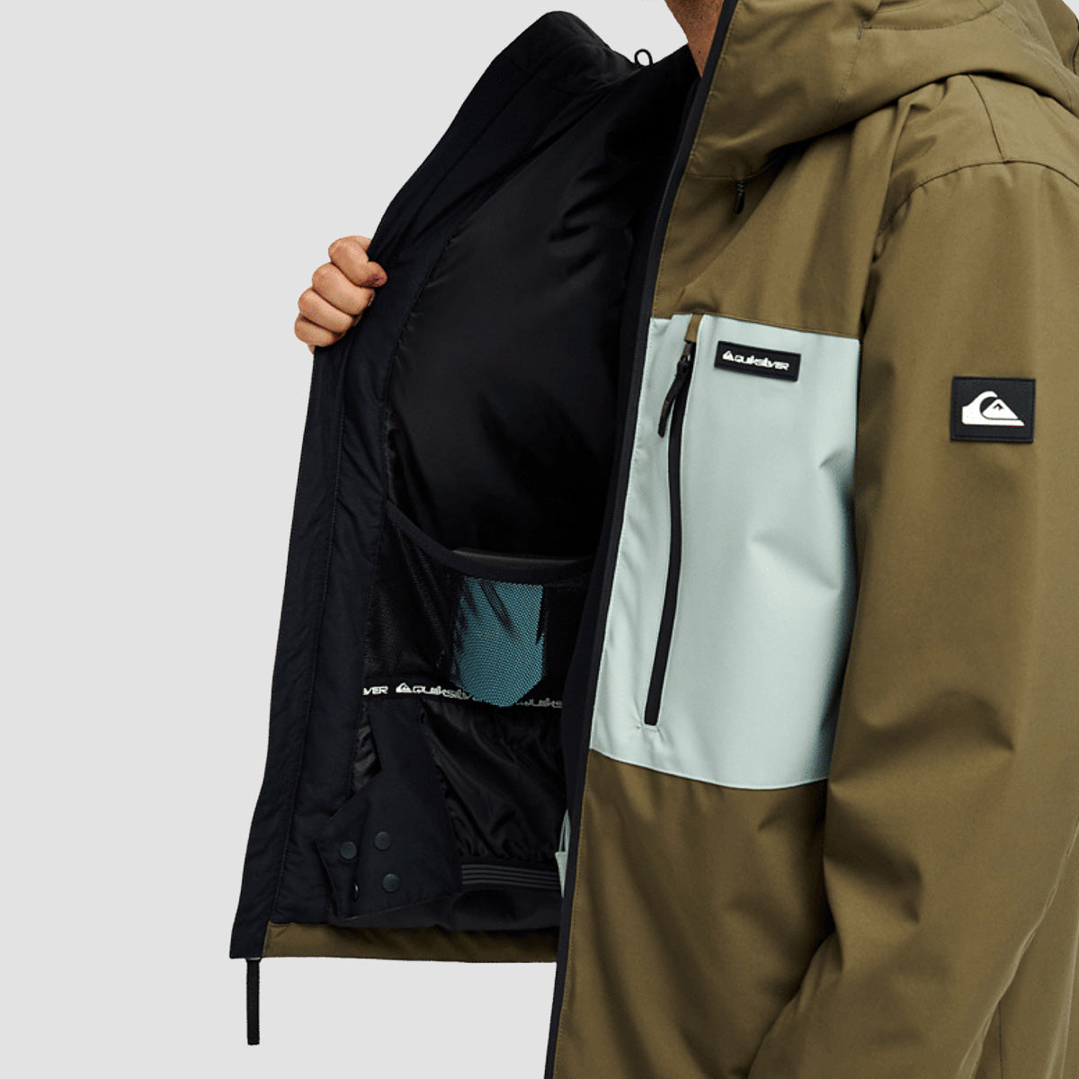 Quiksilver Sycamore 20K Snow Jacket Grape Leaf