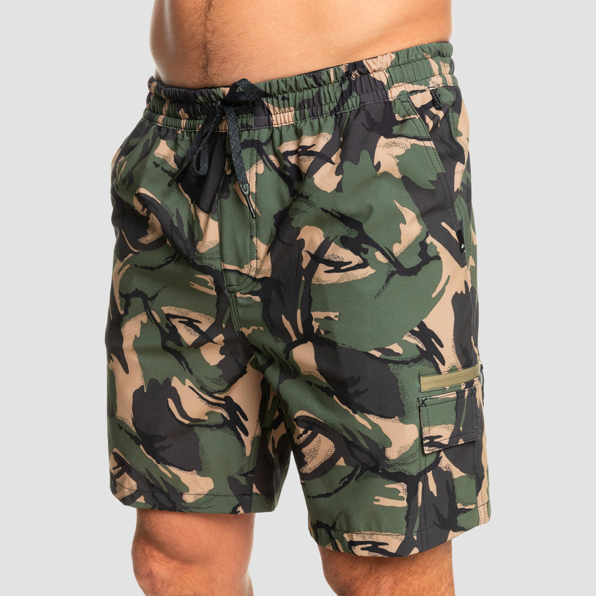 Quiksilver Taxer Cargo 18" Amphibian Boardshorts Camo