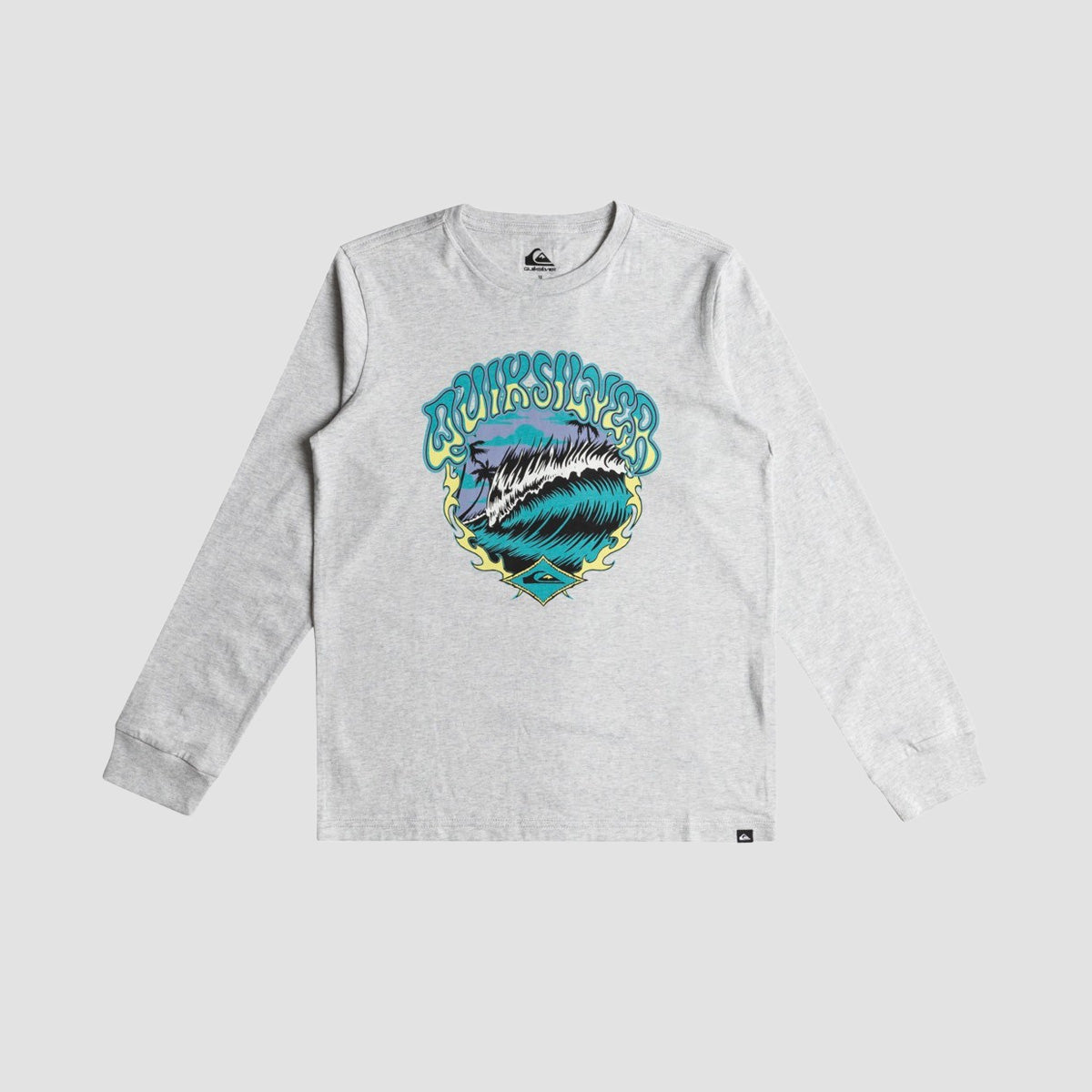 Quiksilver The Peak Longsleeve T-Shirt Athletic Heather - Kids