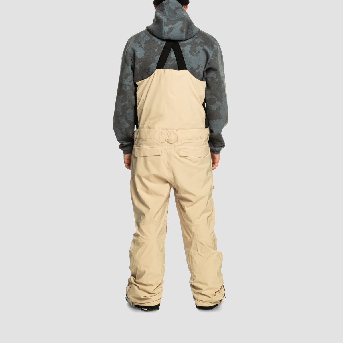 Quiksilver Utility 20K Snow Bib Pants Pale Khaki