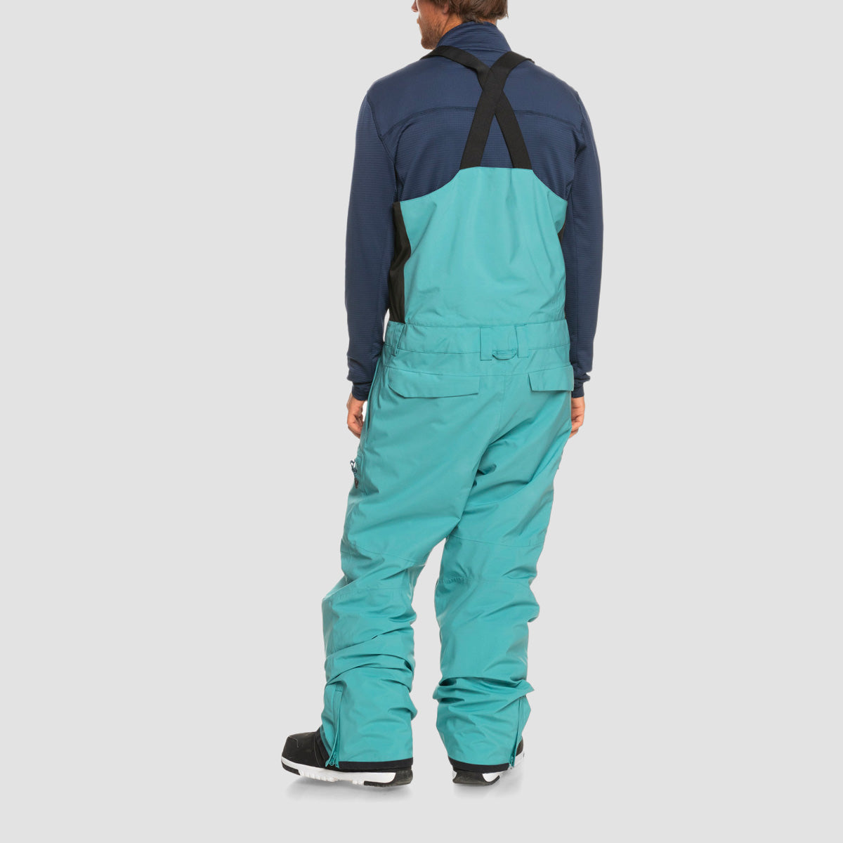 Quiksilver Utility Snow Bib Pants Brittany Blue