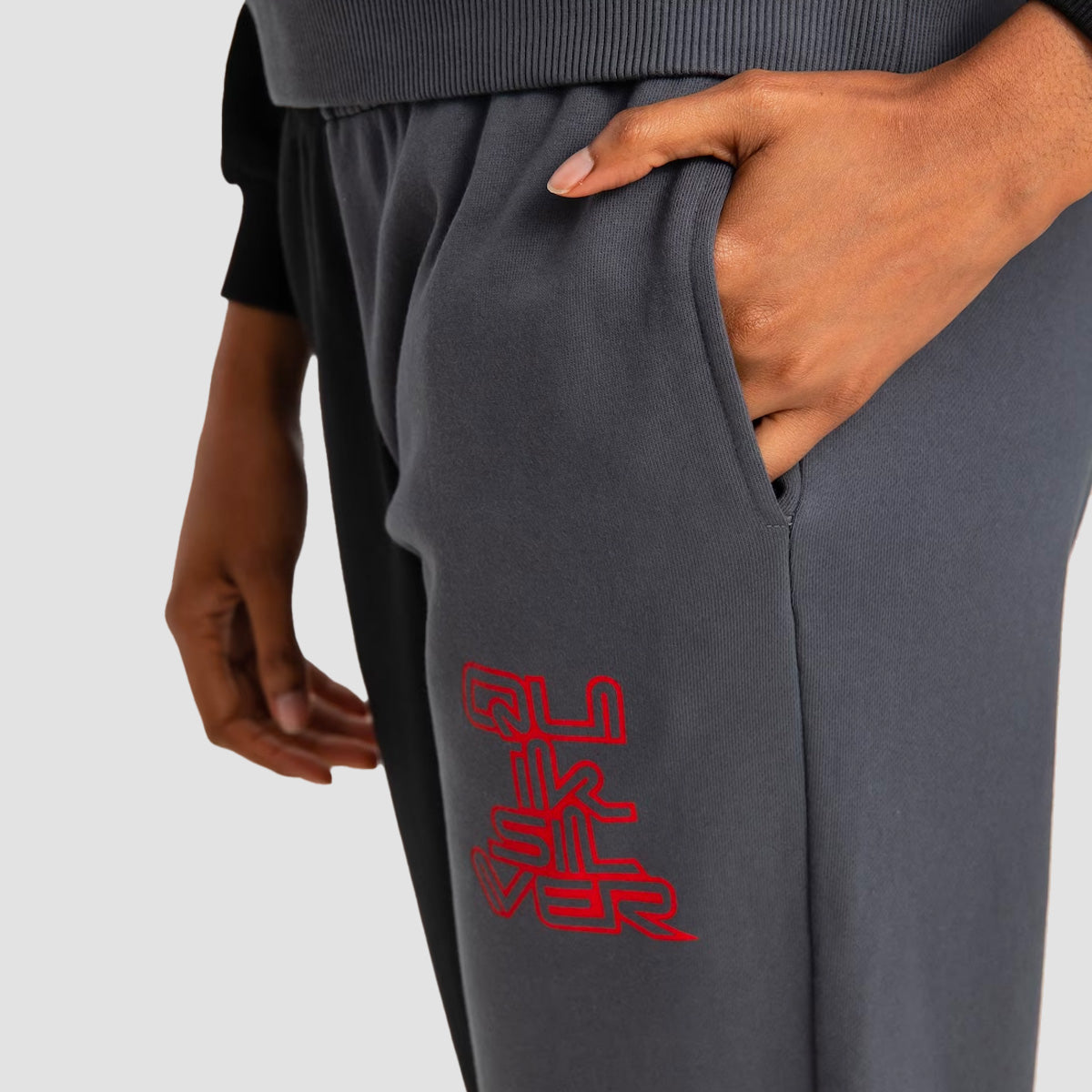 Quiksilver x Stranger Things Upside Down Sweatpants Black - Womens